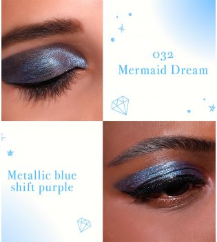 Moira - Sombra de ojos líquida Diamond Daze - 032: Mermaid Dream