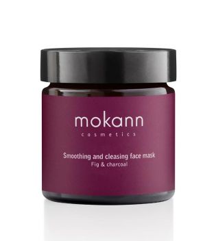 Mokosh (Mokann) - Mascarilla facial limpiadora y suavizante - Higo y carbón 50ml
