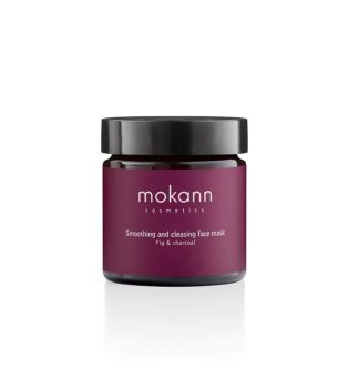 Mokosh (Mokann) - Mascarilla facial limpiadora y suavizante - Higo y carbón 15ml