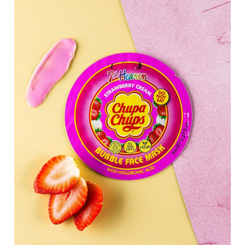 Montagne Jeunesse - 7th Heaven - *Chupa Chups* - Mascarilla facial Jelly - Fresas y Nata