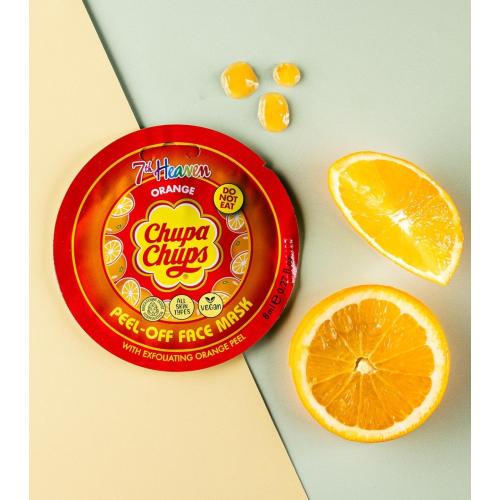 Montagne Jeunesse - 7th Heaven -  *Chupa Chups* - Mascarilla facial Jelly - Naranja