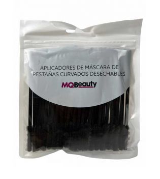 MQBeauty - Aplicadores de máscara de pestañas curvados desechables - 50 uds