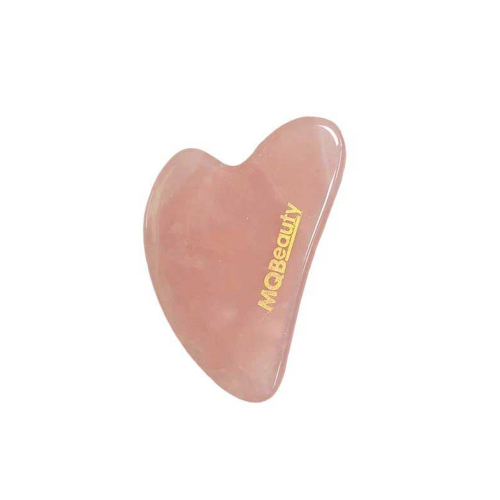 MQBeauty - Gua Sha de cuarzo rosa
