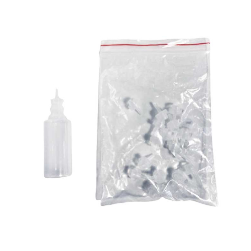 MQBeauty - Neceser transparente + 24 botellas de 15ml