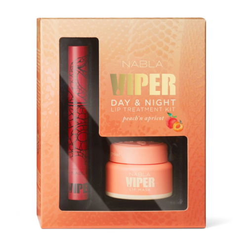 Nabla - Set de labios Viper Day voluminizador & Night Lip Treatment Kit - Peach’n apricot