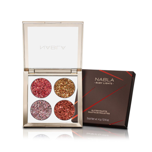 Nabla - *Side by Side* - Paleta de glitters - Ruby Lights