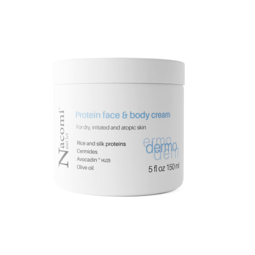 Nacomi - *Dermo* - Crema facial y corporal con Proteínas - Pieles secas, irritadas y atópicas