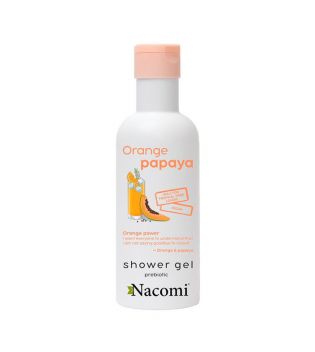 Nacomi - Gel de ducha energizante - Naranja y Papaya