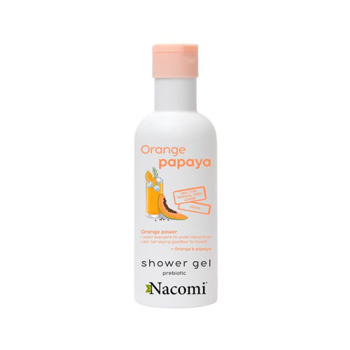 Nacomi - Gel de ducha energizante - Naranja y Papaya