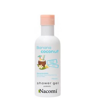 Nacomi - Gel de ducha suavizante - Plátano y Coco