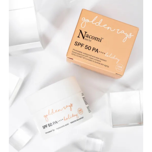Nacomi - *Next Lvl* - Crema facial antiarrugas SPF50 PA++++ Golden Rays Holiday
