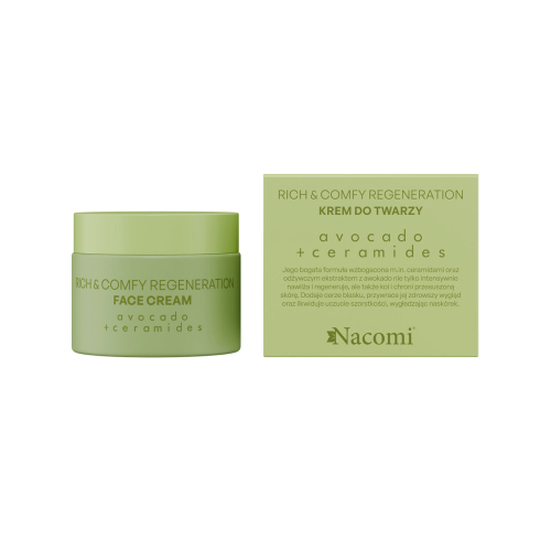Nacomi - *Rich & Comfy Regeneration* - Crema facial regenerador con aguacate y ceramidas