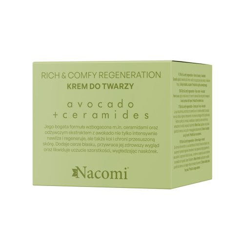 Nacomi - *Rich & Comfy Regeneration* - Crema facial regenerador con aguacate y ceramidas