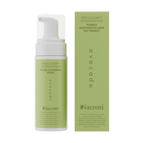 Nacomi - *Rich & Comfy Regeneration* - Espuma limpiadora facial  con aguacate