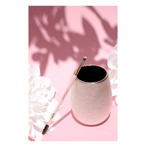 Natalia Surymta - Pincel biselado + cepillo de cejas - N6