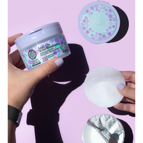 Natura Siberica - *Blueberry Siberica* - Discos faciales exfoliantes antioxidantes