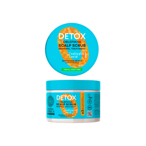 Natura Siberica - Exfoliante capilar Oblepikha Detox - Para todo tipo de cabellos