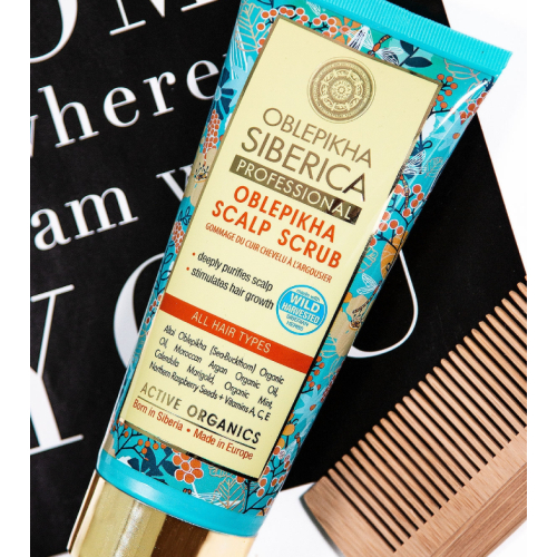Natura Siberica - Exfoliante para el cuero cabelludo oblepikha