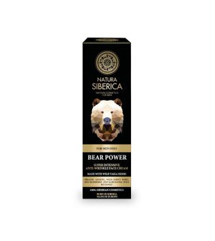 Natura Siberica - *For Men* - Crema facial intensiva antiarrugas - El poder del oso