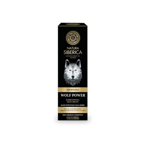 Natura Siberica - *For Men* - Crema facial súper tonificante - El poder del lobo