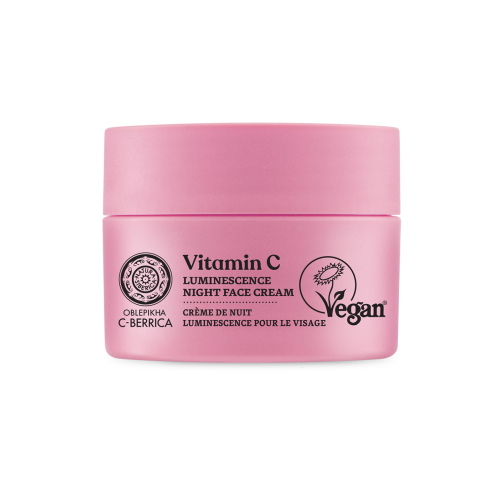 Natura Siberica - *Oblepikha C-Berrica* - Crema facial de noche iluminadora Vitamina C