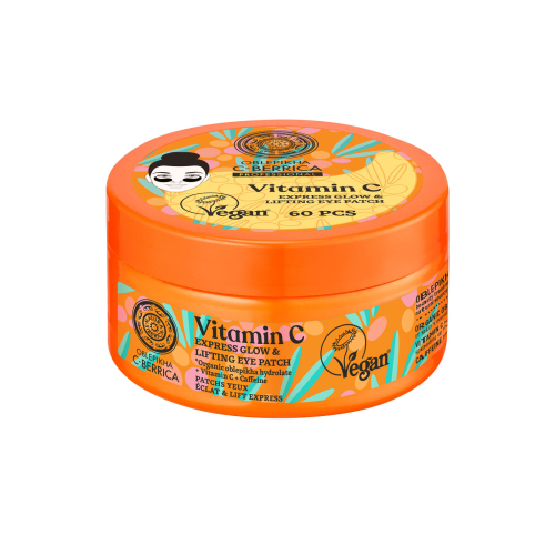 Natura Siberica - *Oblepikha C-Berrica* - Parches lifting y iluminadores para el contorno de ojos de Vitamina C