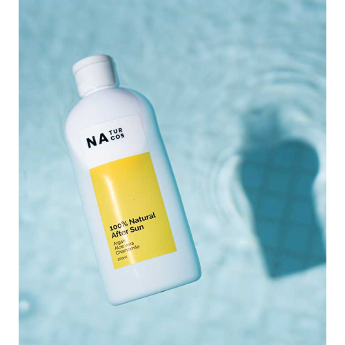 Naturcos - Loción After sun 100% natural - Argán, aloe vera, camomila