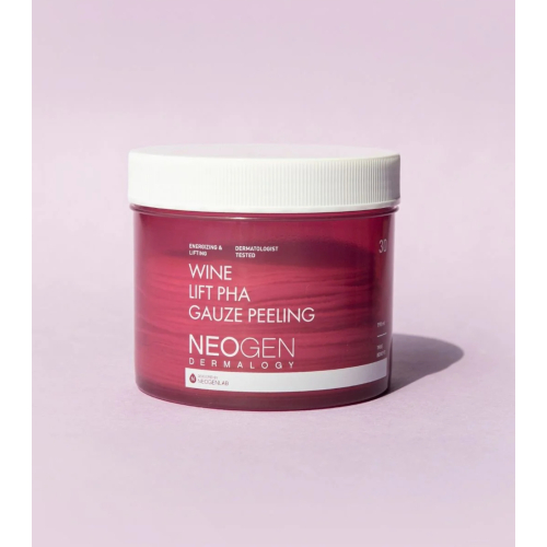 Neogen - Tónico facial exfoliante en formato pads - Wine Lift Pha Gauze Peeling
