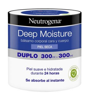 Neutrogena - Duplo Bálsamo corporal cara y cuerpo Deep Moisture