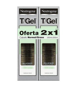 Neutrogena - Duplo Champú anticaspa para cabello graso T/Gel