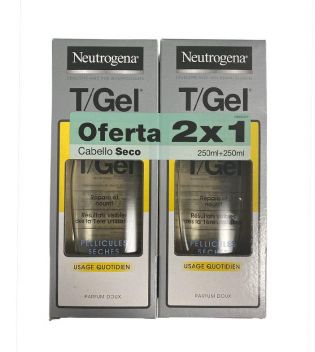 Neutrogena - Duplo Champú anticaspa para cabello seco T/Gel