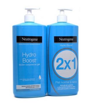 Neutrogena - Pack 2 lociones corporales en gel Hydro Boost - Piel normal a seca