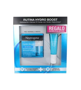 Neutrogena - Pack gel de agua hidratante + contorno de ojos Hydro Boost