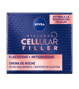 Nivea - Crema de Noche Elasticidad y Antigravedad Hyaluron Cellular Filler