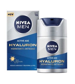 Nivea Men - Crema hidratante antiedad FP15 Hyaluron