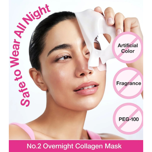 Numbuzin - Mascarilla facial de noche No.2 Rose PDRN Plumping