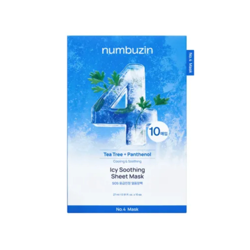Numbuzin - Mascarilla facial refrescante No.4 SOS Icy Soothing