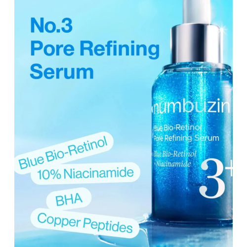 Numbuzin - Sérum minimizador de poros No.3 Blue Bio-Retinol