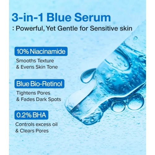 Numbuzin - Sérum minimizador de poros No.3 Blue Bio-Retinol