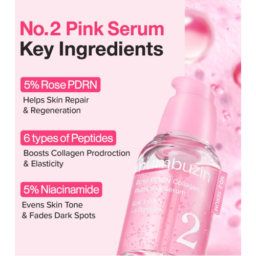 Numbuzin - Sérum rellenador No.2 Rose PDRN Collagen Plumping