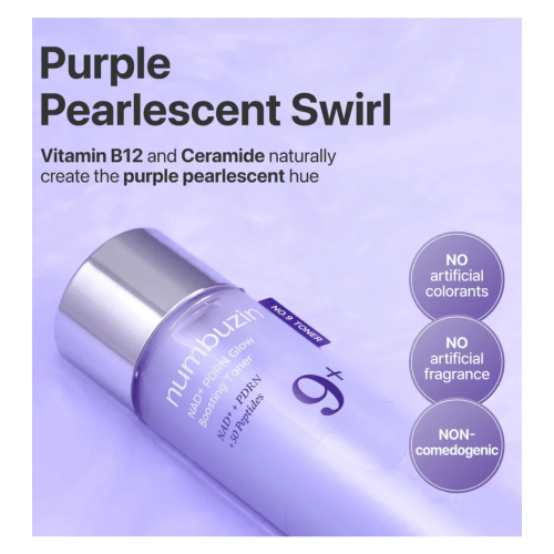 Numbuzin - Tónico iluminador No.9 NAD+ PDRN Glow