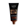 Nyx Professional Makeup - Base de maquillaje fluida Born to Glow! - BTGRF22.7: Deep Walnut