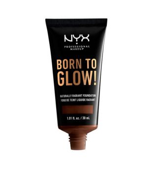 Nyx Professional Makeup - Base de maquillaje fluida Born to Glow! - BTGRF23: Chestnut