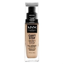Nyx Professional Makeup - Base de maquillaje fluida Can't Stop won't Stop - CSWSF06.3: Warm vanilla