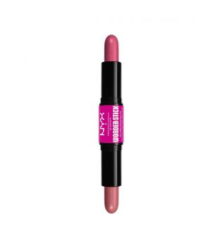 Nyx Professional Makeup - Colorete en crema Wonder Stick - WSB01: Light Peach + Baby Pink