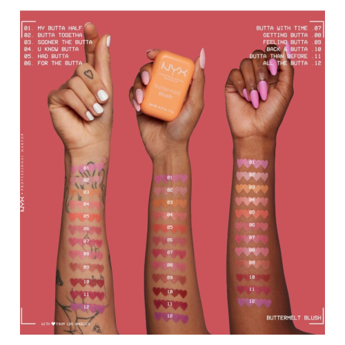 NYX Professional Makeup - Colorete en polvo Buttermelt - 04: U Know Butta