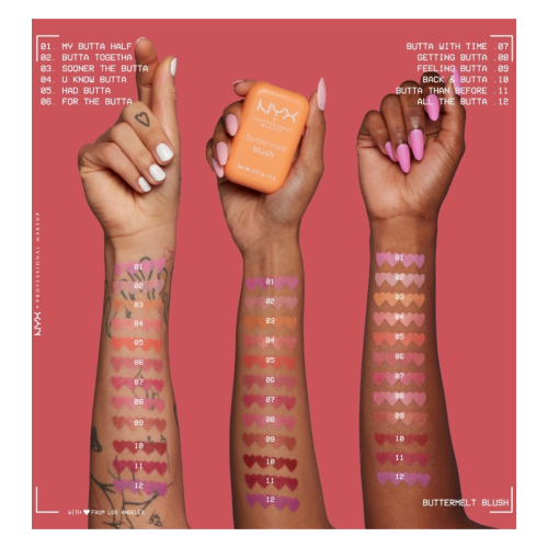 NYX Professional Makeup - Colorete en polvo Buttermelt - 06: For the Butta