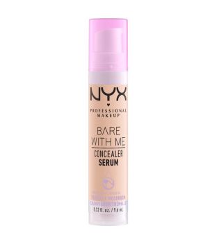 Nyx Professional Makeup - Corrector líquido Concealer Serum Bare With Me - 02: Light