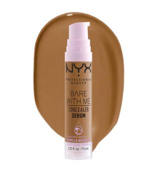 Nyx Professional Makeup - Corrector líquido Concealer Serum Bare With Me - 10: Camel