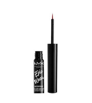 Nyx Professional Makeup - Delineador de ojos líquido waterproof Epic Wear - Red